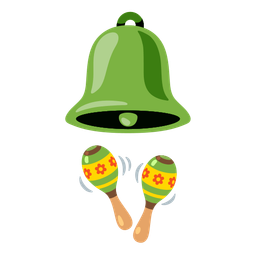 bell and maracas