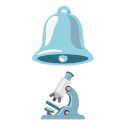 bell and microscope