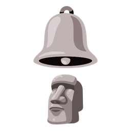bell and moai