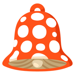 bell and mushroom