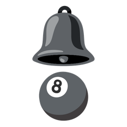 bell and pool 8 ball
