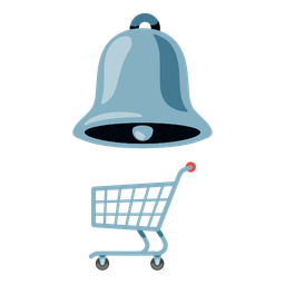 bell and shopping cart