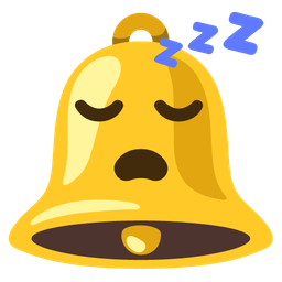 bell and sleeping face