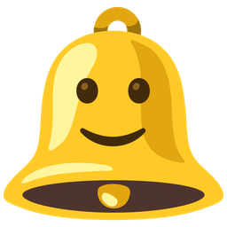 Bell and Slightly smiling face