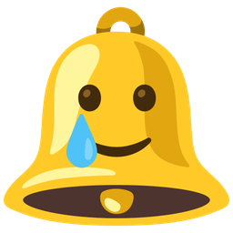 Bell and Smiling face with tear