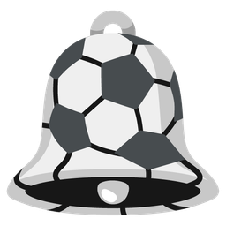 bell and soccer ball