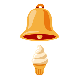 bell and soft ice cream
