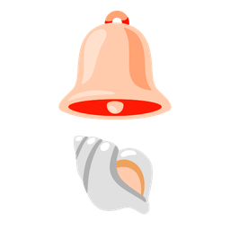 bell and spiral shell