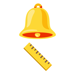 bell and straight ruler