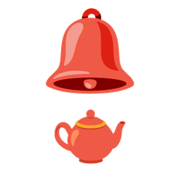bell and teapot