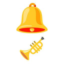 bell and trumpet
