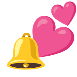 bell and two hearts