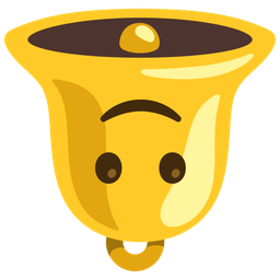 Bell and Upside-down face