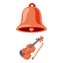 bell and violin