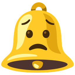 bell and worried face