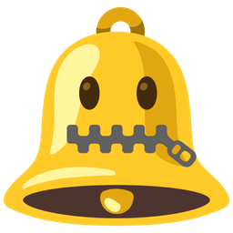 bell and zipper-mouth face
