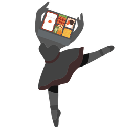 Bento box and Ballet shoes