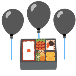 Bento box and Balloon