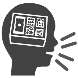 Bento box and Bust in silhouette