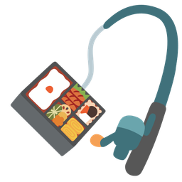 Bento box and Fishing pole