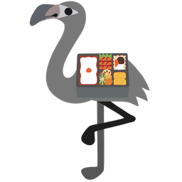 Bento box and Flamingo