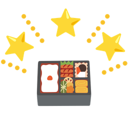 Bento box and Glowing star
