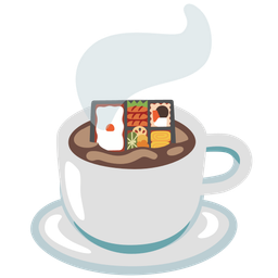 Bento box and Hot beverage