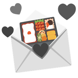 Bento box and Love letter