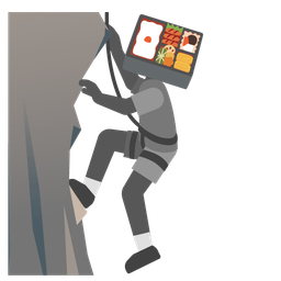 Bento box and Mountain