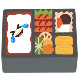 Bento box and Rolling on the floor laughing