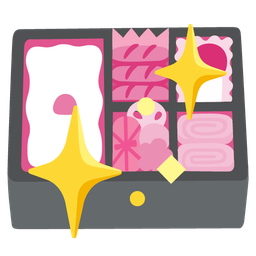 Bento box and Sparkling heart