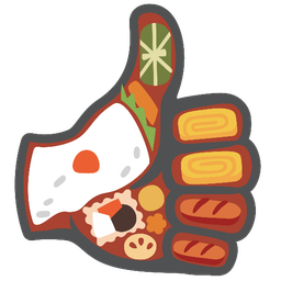 Bento box and Thumbs up