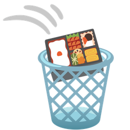 Bento box and Wastebasket