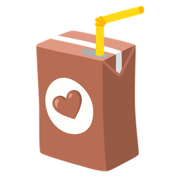 Beverage box and Brown heart
