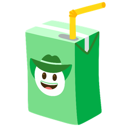 Beverage box and Cowboy hat face