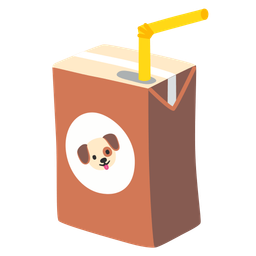 Beverage box and Dog face