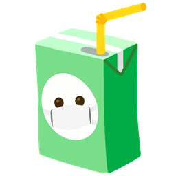 Beverage box and Face with medical mask