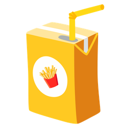 Beverage box and French fries