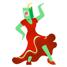 Beverage box and High-heeled shoe