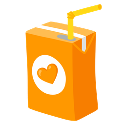 Beverage box and Orange heart