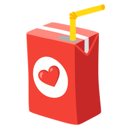 Beverage box and Red heart