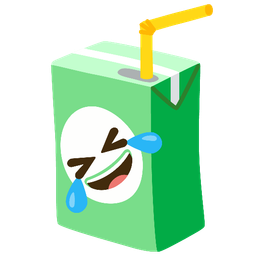 Beverage box and Rolling on the floor laughing