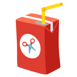 Beverage box and Scissors