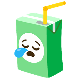 Beverage box and Sleepy face