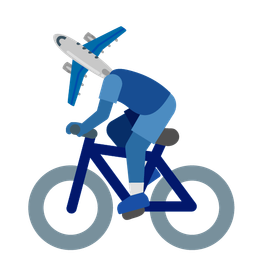 bicycle and airplane