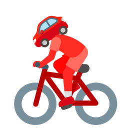 bicycle and automobile