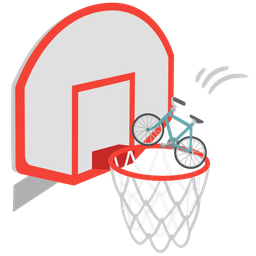 bicycle and basketball