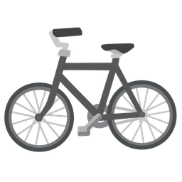 bicycle and black heart