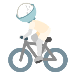 bicycle and cooked rice