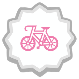 bicycle and fish cake with swirl